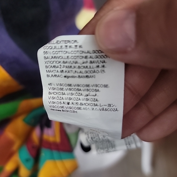 Desigual Unique Art To Wear Sleeveless Studded Tank Top Blouse Med Colorful - Picture 5 of 5